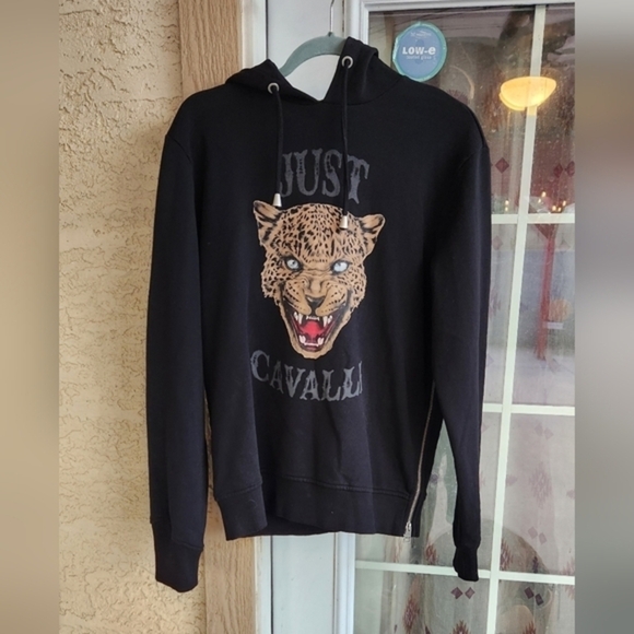 CAVALLI CLASS Hooded sweatshirt - Picture 2 of 9